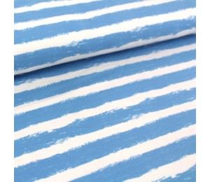 REST 20cm Bio Sweat - Mellow Stripes lichtblau